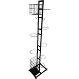 NNEDSZ Sports Equipment Storage Rack - Vertical Ball Organiser Basketball Garage Stand