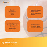 NNEDSZ Sports Equipment Storage Rack - Vertical Ball Organiser Basketball Garage Stand