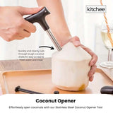 NNEDSZ 1x Kitchee Coconut Opener - Stainless Steel Hole Punch Kitchen Tool
