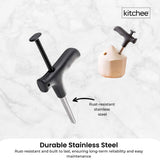 NNEDSZ 1x Kitchee Coconut Opener - Stainless Steel Hole Punch Kitchen Tool