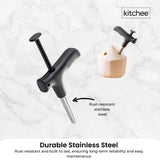 NNEDSZ 5x Kitchee Coconut Opener - Stainless Steel Hole Punch Kitchen Tool