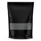 NNEDSZ 100 Resealable Stand Up Bags 21x17cm - Black Food Packaging Zip Pouch