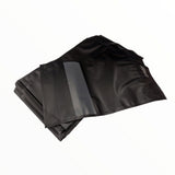 NNEDSZ 100 Resealable Black Stand Up Bags 44x29.5cm - Food Packaging Zip Handle Pouch
