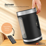 NNEDSZ Tooleroo PTC Space Heater + Remote - 1500W Positive Temperature Coefficient