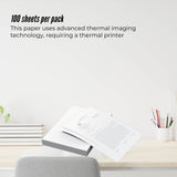 NNEDSZ Tooleroo 100x Sheets A4 Thermal Printer Paper White - BPA Free