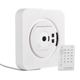 Tooleroo Wall Mount CD Player Bluetooth FM Radio USB AUX Speaker - White
