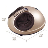 NNEDSZ Foot Massager Machine Gold 3D Shiatsu Heat Kneading Pressing Relax Home Massage