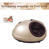NNEDSZ Foot Massager Machine Gold 3D Shiatsu Heat Kneading Pressing Relax Home Massage