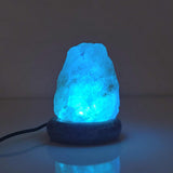 NNEDSZ USB Colour Changing Salt Himalayan Lamp - Natural Shape Pink Rock LED Light