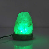 NNEDSZ USB Colour Changing Salt Himalayan Lamp - Natural Shape Pink Rock LED Light