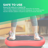 NNEDSZ Red Vibration Machine Platform - Exercise Vibrating Plate - Whole Body Workout
