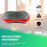 NNEDSZ Red Vibration Machine Platform - Exercise Vibrating Plate - Whole Body Workout