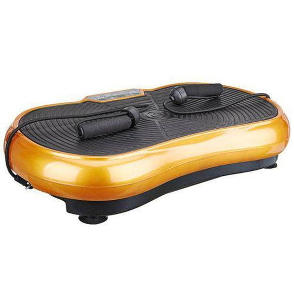 NNEDSZ Gold Vibration Machine Platform - Exercise Vibrating Plate - Whole Body Workout