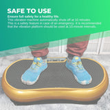 NNEDSZ Gold Vibration Machine Platform - Exercise Vibrating Plate - Whole Body Workout