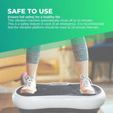 NNEDSZ White Vibration Machine Platform - Exercise Vibrating Plate - Whole Body Workout