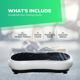 NNEDSZ White Vibration Machine Platform - Exercise Vibrating Plate - Whole Body Workout