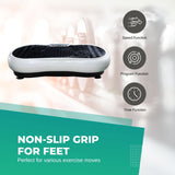 NNEDSZ White Vibration Machine Platform - Exercise Vibrating Plate - Whole Body Workout