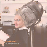 NNEDSZ Free Standing Hair Dryer Hood Bonnet Hairdryer Height Adjustable Salon Equipment