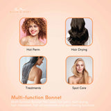 NNEDSZ Free Standing Hair Dryer Hood Bonnet Hairdryer Height Adjustable Salon Equipment