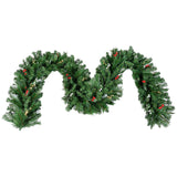 NNEDSZ Christabelle 3.05m Christmas Garland with Berries Pine Tree Decoration Ornament