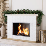 NNEDSZ Christabelle 2.7m Christmas Garland with Pine Cones & Berries Pine Tree Decoration Ornament