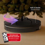 NNEDSZ Christabelle 80cm 200kg Commercial Electric Display Turntable Power Outlet Black