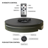 NNEDSZ Christabelle 80cm 200kg Commercial Electric Display Turntable Power Outlet Black
