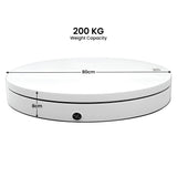 NNEDSZ Christabelle 80cm 200kg Commercial Electric Display Turntable Motorised White