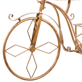 NNEDSZ Christabelle Antique Gold Bicycle Christmas Tree Display Decoration Ornament