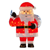 NNEDSZ Christabelle 81cm Christmas Santa Display with Lights