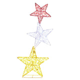 NNEDSZ Christabelle 120cm Triple Star Christmas Display with Lights