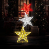 NNEDSZ Christabelle 120cm Triple Star Christmas Display with Lights