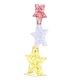 NNEDSZ Christabelle 120cm Triple Star Christmas Display with Lights