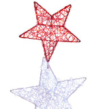 NNEDSZ Christabelle 120cm Triple Star Christmas Display with Lights