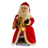 NNEDSZ Christabelle 1.1m Musical Led Animated Christmas Santa Claus Lantern Decoration