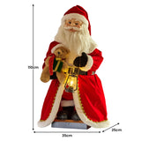 NNEDSZ Christabelle 1.1m Musical Led Animated Christmas Santa Claus Lantern Decoration