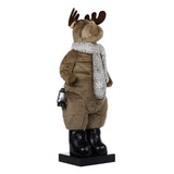 NNEDSZ Christabelle 1.1m Musical LED Animated Christmas Moose Decoration Light-Up Lantern Ornament
