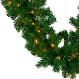 NNEDSZ Christabelle 2.7m Christmas Garland with LED Lights Chadwick Tree Decoration Ornament