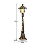 NNEDSZ Christabelle Christmas Lamp Post Display 183cm With Lights