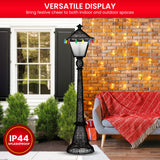 NNEDSZ Christabelle Christmas Lamp Post Display 183cm With Lights