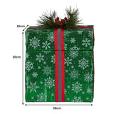 NNEDSZ Christabelle Animated Elf Gift Box Led Lights Christmas Tree Decoration Ornament