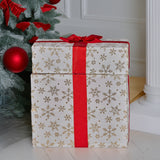 NNEDSZ Christabelle Animated Snowman Gift Box Led Christmas Tree Decoration Ornaments