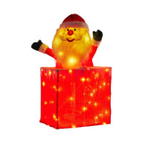 NNEDSZ Christabelle 76cm Animated Santa In Chimney Christmas Tree Led Lights Ornament