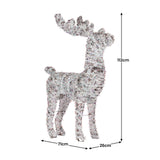 NNEDSZ Christabelle 112cm Animated Reindeer Christmas LED Lights Indoor Outdoor Yard Statue Decoration