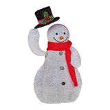 NNEDSZ Christabelle 51cm Animated Snowman Christmas Display Decoration Led Lights Xmas