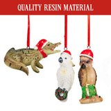 NNEDSZ Christabelle Christmas Aussie Animals Pack of 6 Baubles Tree Decoration Ornaments Gift Pack