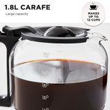 NNEDSZ Morphy Richards Verve Filtered Coffee Maker With Timer - Black