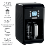 NNEDSZ Morphy Richards Verve Filtered Coffee Maker With Timer - Black