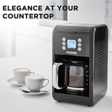 NNEDSZ Morphy Richards Verve Filtered Coffee Maker With Timer - Black