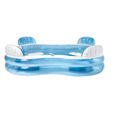 NNEDSZ Intex Swim Center Square Inflatable Lounge Pool